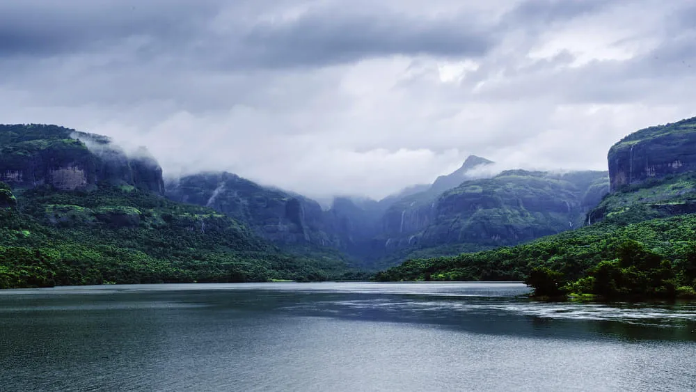 Bhira Dam — end point of the Andharban trek